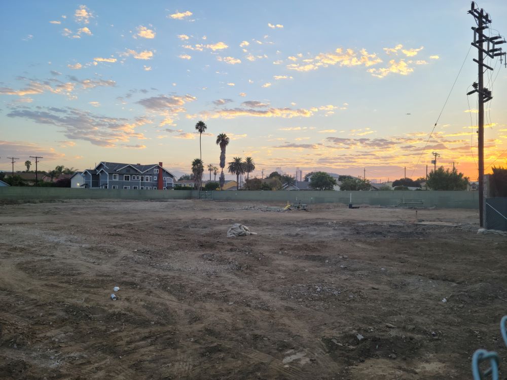 The former Jefferson Boulevard drill site in Los Angeles. (Photo courtesy of Richard Parks)