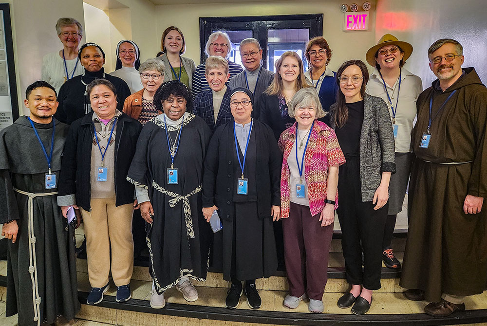 In an informal March 15 gathering, a group of Dominicans and St. Joseph sisters, as well as representatives of Franciscan networks, met during the Commission on the Status of Women. (GSR photo/Chris Herlinger)