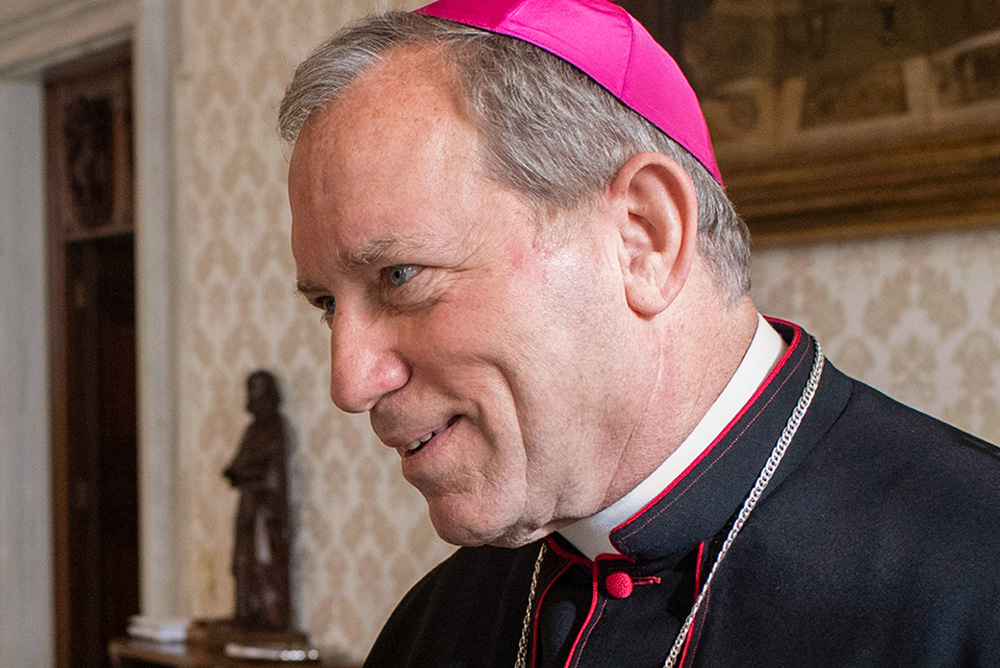 Bishop Robert Gruss of Saginaw, Michigan, at the Vatican in 2019 (CNS/Vatican Media)