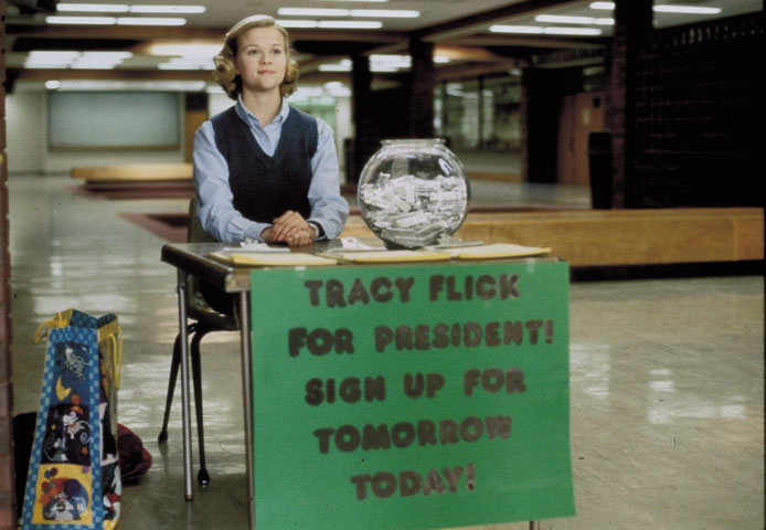 Reese Witherspoon plays Tracy Flick in the 1999 film "Election." (Paramount Pictures/Bob Akester)