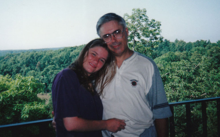 Tom Smith and daughter Karla in 2002, a year before she died by suicide: "I now remember not her death but her life."