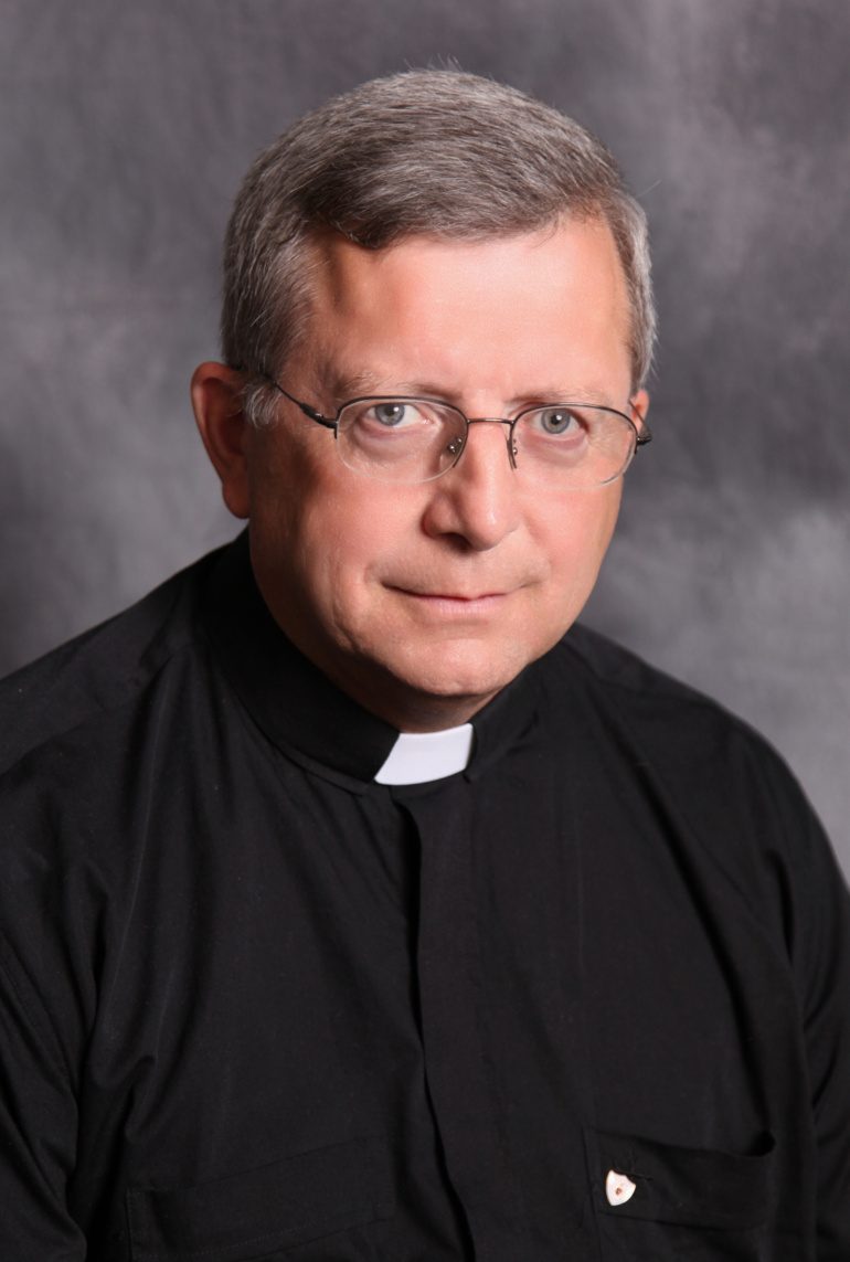 Fr. Patrick Dowling is pictured in an undated photo. Dowling has come forward as the "mystery priest," as he was called by the media, who anointed and prayed with a car accident victim Aug. 4 in central Missouri. (CNS photo/courtesy Diocese of Jefferson City) 
