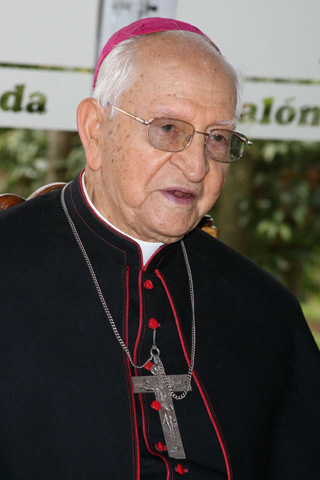 Cardinal-designate Jose de Jesus Pimiento Rodriguez, retired archbishop of Manizales, Colombia, is one of 20 new cardinals named by Pope Francis Jan. 4. Pimiento is pictured in an undated photo. (CNS photo/courtesy El Mensajero)