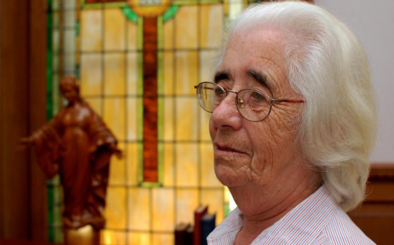 Holy Cross Sr. Sue Kintzele is a math instructor at Indiana University and works at Dismas House, a ministry that helps people recently released from prison. (Dan Stockman)