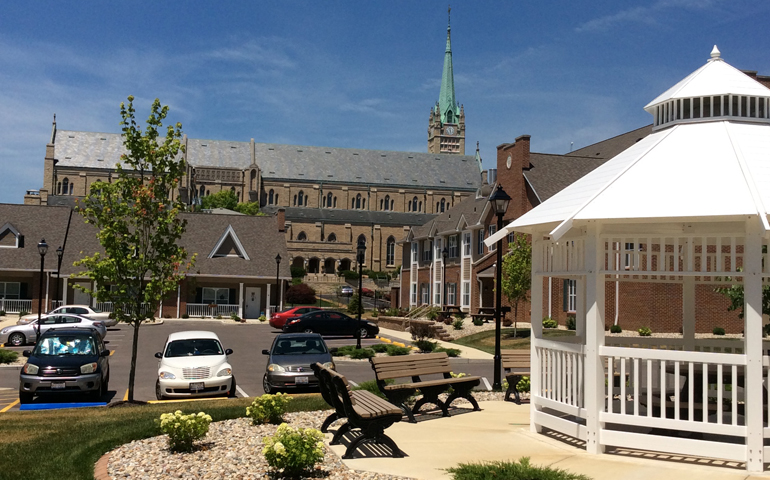 The Cottages at Cathedral Square in Belleville, Ill., are next door to the church. (Courtesy of The Cathedral of St. Peter)