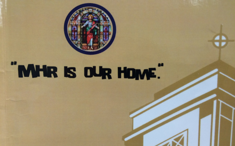 Cover of "MHR is Our Home" parish pamphlet