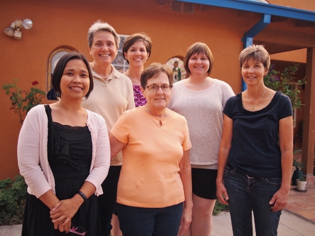 Casa de Caridad formation community members, left to right: Romina, Janet, Denise, Peggy, Whitney and Carol. (Courtesy of Romina Sapinoso)