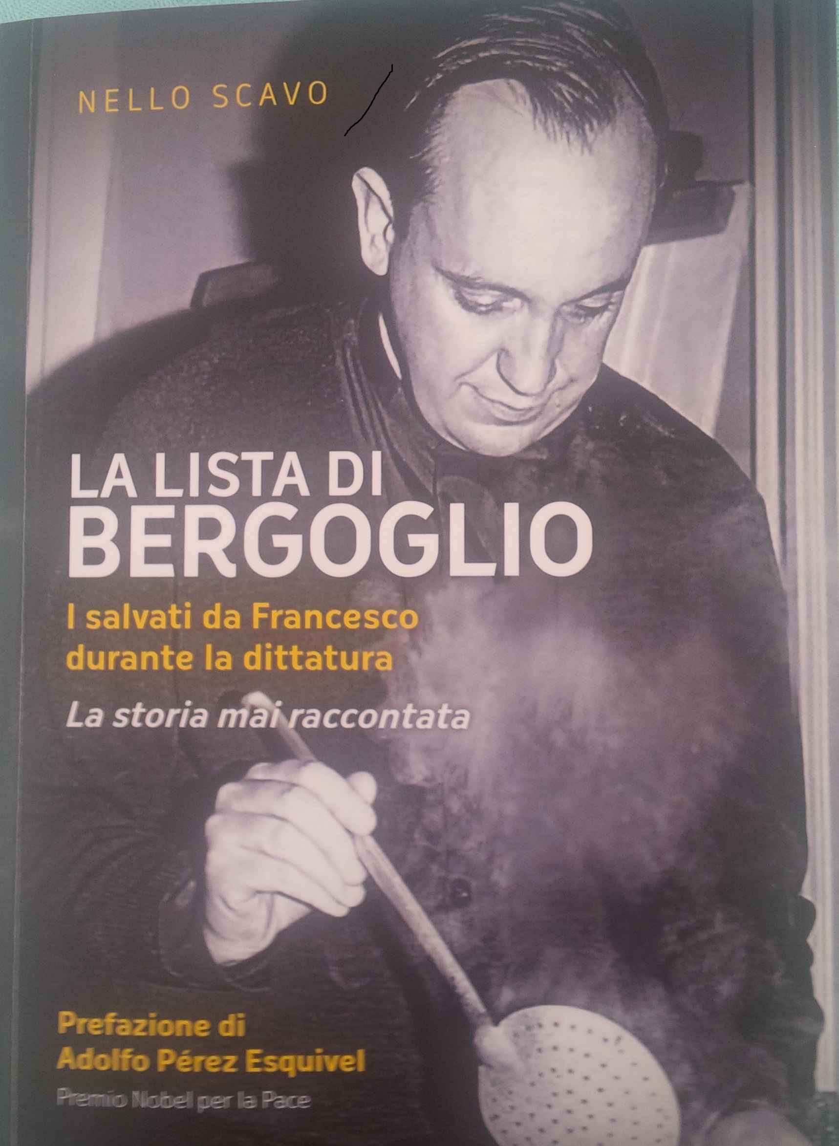 The cover of "Bergoglio's List," published by EMI in Italy