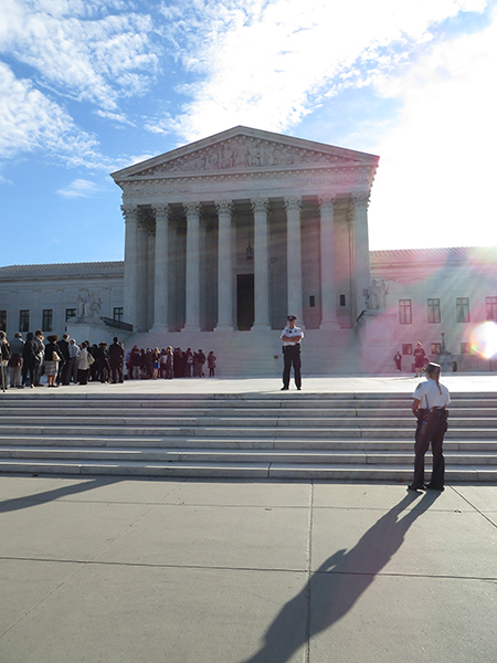 A view of the Supreme Court on Oct. 7, 2014. (RNS/Lauren Markoe)
