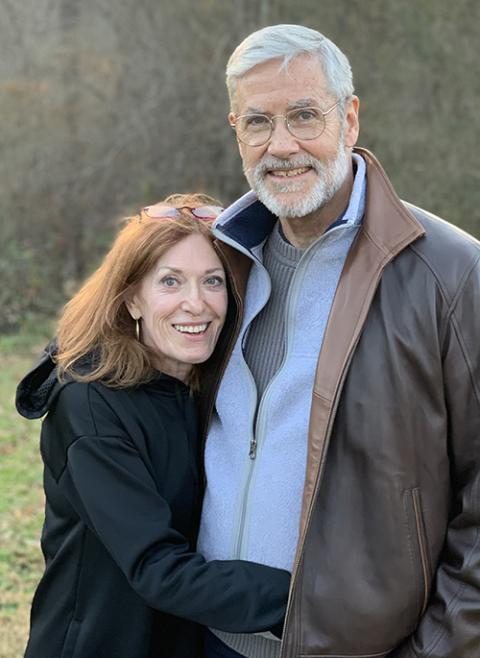 Robert Cushing and his spouse Donna Laney Cushing are pictured. They are both taking part in the pilgrimage to Japan. (Courtesy of Robert Cushing)