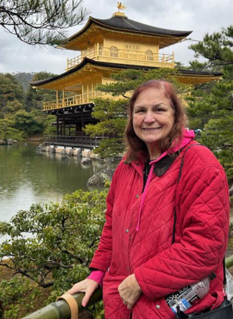 Ann Suellentrop is pictured on the pilgrimage in Japan (Courtesy of Ann Suellentrop)