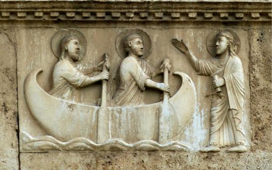 Jesus calls Peter and Andrew. (Wikimedia Commons/Wolfgang Sauber)