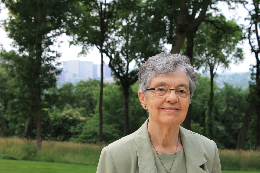 Sr. Ramona Miller, president and congregational minister of the Sisters of St. Francis of Rochester, Minnesota (NCR/Brian Roewe)