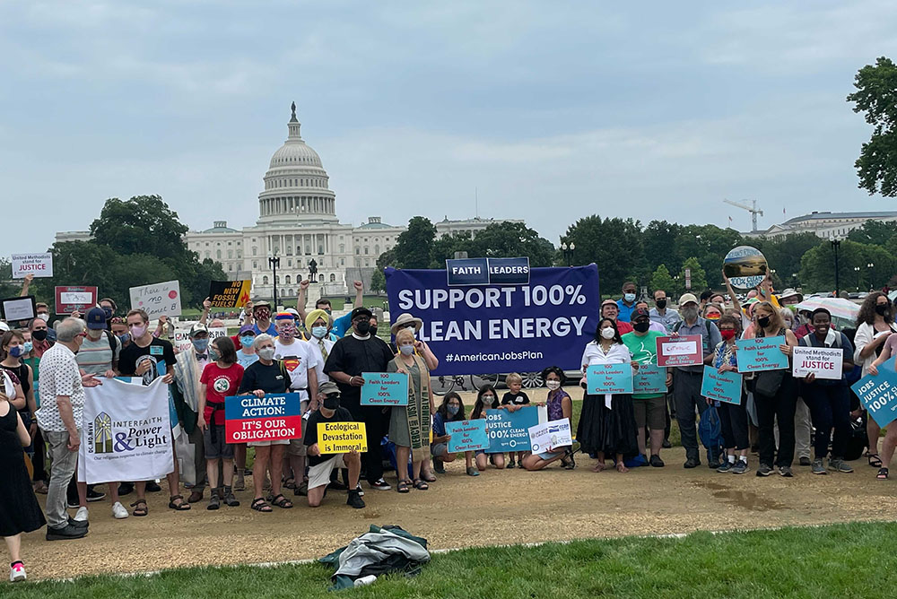 The "100 Leaders for 100% Clean Energy" rally on June 9 brought together leaders of various faith traditions in support of establishing a national clean energy standard as part of President Joe Biden's proposed $2 trillion infrastructure plan.
