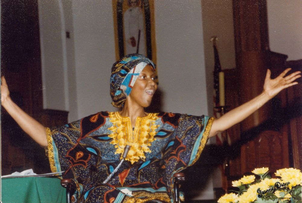 Sr. Thea Bowman, pictured in 1988, is among six African American candidates for sainthood. Bowman, the only African American member of the Franciscan Sisters of Perpetual Adoration, died in 1990. (Courtesy of Franciscan Sisters of Perpetual Adoration)