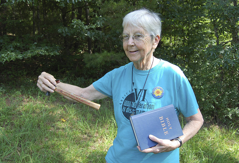 Sr. Megan Rice, a member of the Sisters of the Holy Child, and two fellow protesters broke into the primary storehouse for bomb-grade uranium in the U.S. in July 2012 in Oak Ridge, Tennessee. (CNS) Sr. Megan Rice, a member of the Sisters of the Holy Child, and two fellow protesters broke into the primary storehouse for bomb-grade uranium in the U.S. in July 2012 in Oak Ridge, Tennessee. (CNS)