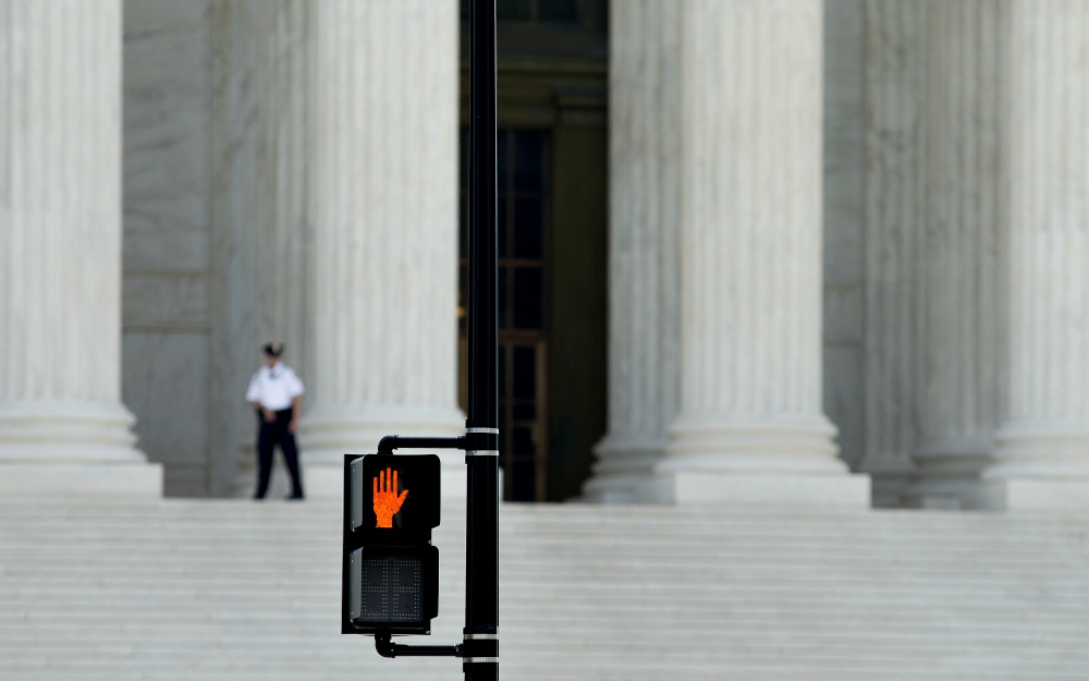 The U.S. Supreme Court in Washington is seen June 7. (CNS/Tyler Orsburn)