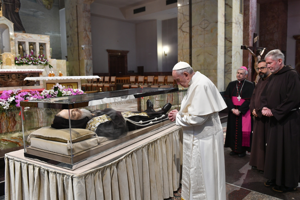 Imitate St. Pio's life, don't forget poor, marginalized, pope says |  National Catholic Reporter