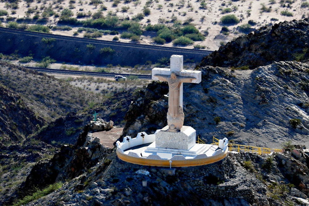 A U.S. Border Patrol truck drives along the border fence with Mexico and passes the Cristo Rey Statue on Mount Cristo in Sunland Park, New Mexico, June 18. (CNS/Reuters/Mike Blake) A U.S. Border Patrol truck drives along the border fence with Mexico and passes the Cristo Rey Statue on Mount Cristo in Sunland Park, New Mexico, June 18. (CNS/Reuters/Mike Blake)