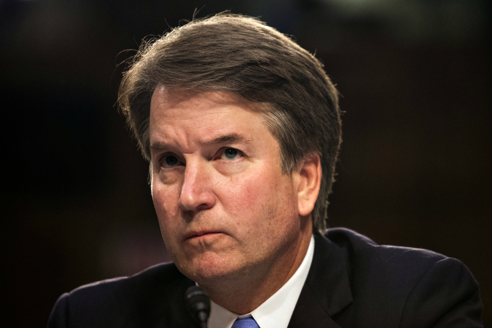 U.S. Supreme Court nominee Judge Brett Kavanaugh testifies during the third day of his confirmation hearing before the Senate Judiciary Committee on Capitol Hill in Washington Sept. 6. (CNS/Reuters/Alex Wroblewski) U.S. Supreme Court nominee Judge Brett Kavanaugh testifies during the third day of his confirmation hearing before the Senate Judiciary Committee on Capitol Hill in Washington Sept. 6. (CNS/Reuters/Alex Wroblewski)