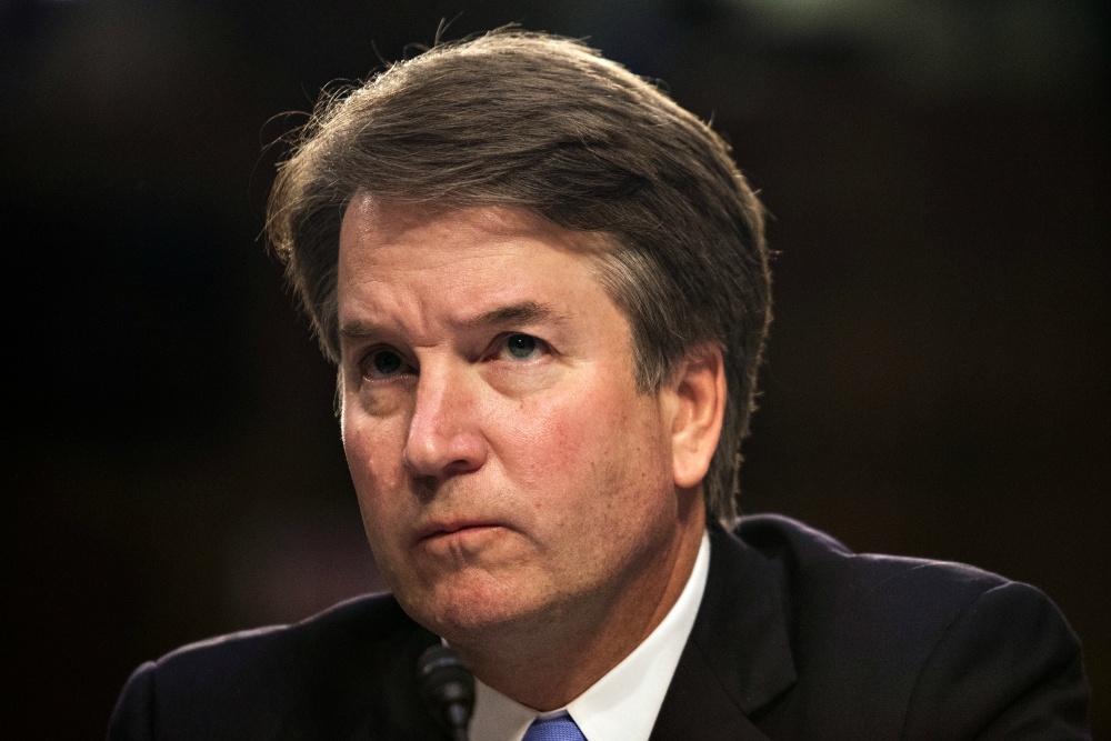 U.S. Supreme Court nominee Judge Brett Kavanaugh testifies during the third day of his confirmation hearing before the Senate Judiciary Committee on Capitol Hill in Washington Sept. 6. (CNS/Reuters/Alex Wroblewski)