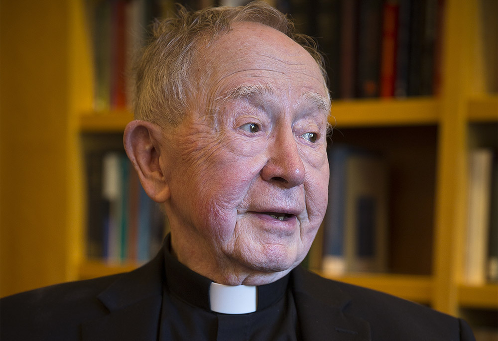 Jesuit Fr. John W. O'Malley, author of "The Education of a Historian: A Strange and Wonderful Story" (CNS/Tyler Orsburn)