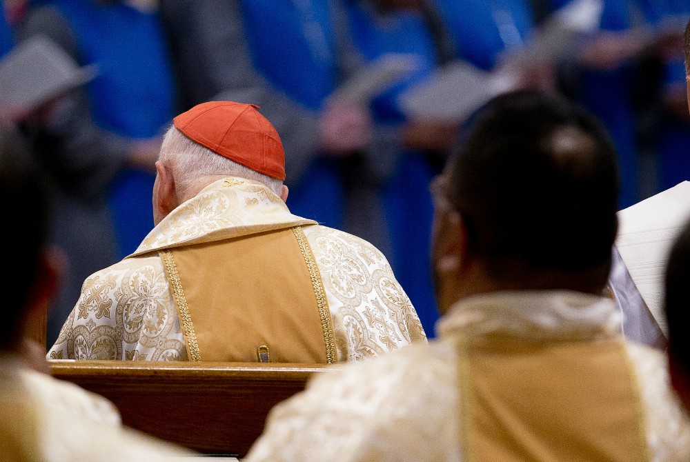 Then-Cardinal Theodore McCarrick is seen at a church in Washington Nov. 1, 2017. (CNS/Tyler Orsburn) 