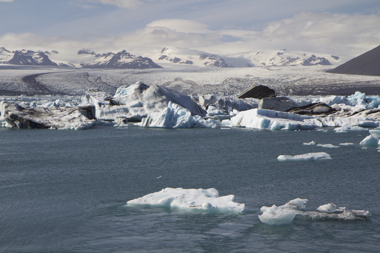 A glacier lagoon is seen in southern Iceland in July 2017. (CNS/Thomson Reuters Foundation/Thin Lei Win)