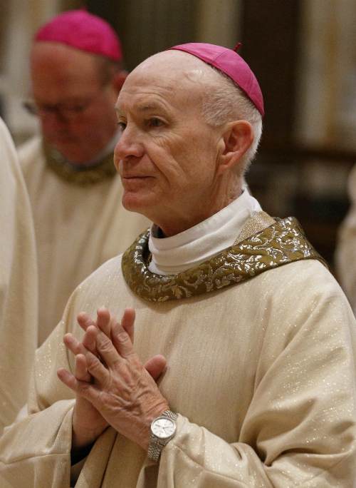 Archbishop George Lucas of Omaha, Nebraska, visiting Rome in January (CNS/Paul Haring)