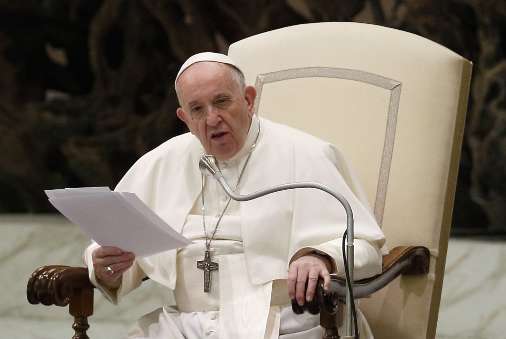 Being meek does not mean being a pushover, pope says at audience ...