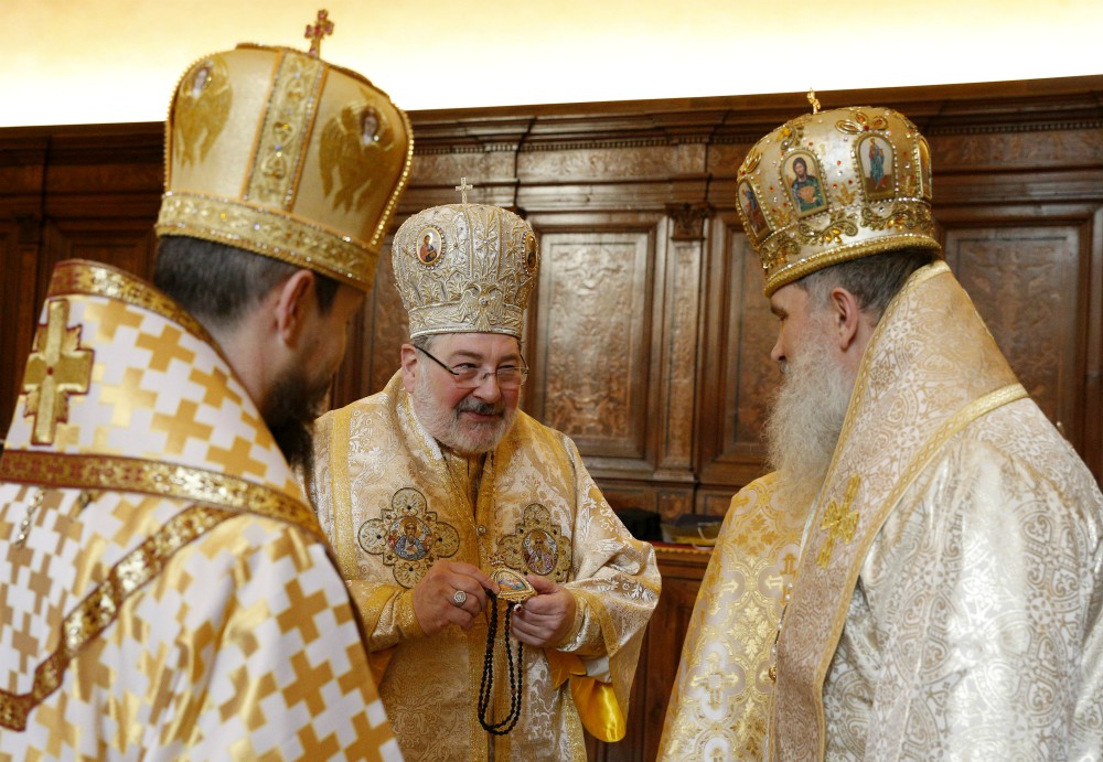 Bishop John Michael Botean of the Romanian Catholic Eparchy of St George's in Canton, Ohio (CNS/Paul Haring) Bishop John Michael Botean of the Romanian Catholic Eparchy of St George's in Canton, Ohio (CNS/Paul Haring)