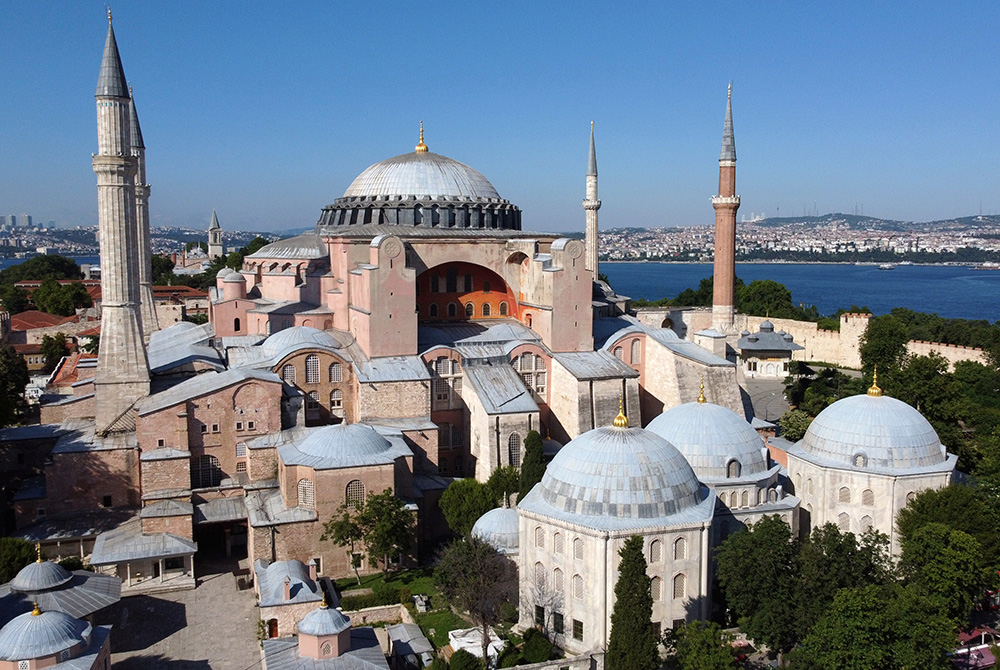 Hagia Sophia is seen June 30 in Istanbul. (CNS/Reuters/Murad Sezer)