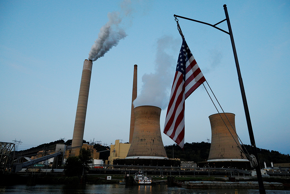 A coal-fired power-plant is seen along the Ohio River in Moundsville, West Virginia, in this 2017 file photo. (CNS/Reuters/Brian Snyder) A coal-fired power-plant is seen along the Ohio River in Moundsville, West Virginia, in this 2017 file photo. (CNS/Reuters/Brian Snyder)