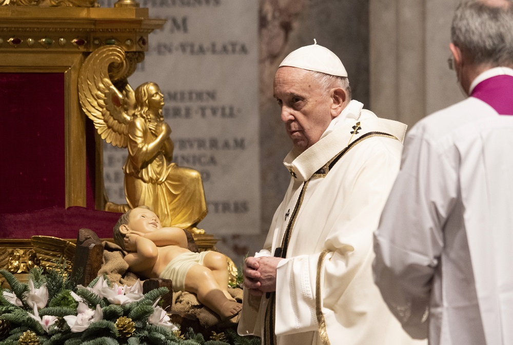 Pope Francis at Christmas Eve Mass