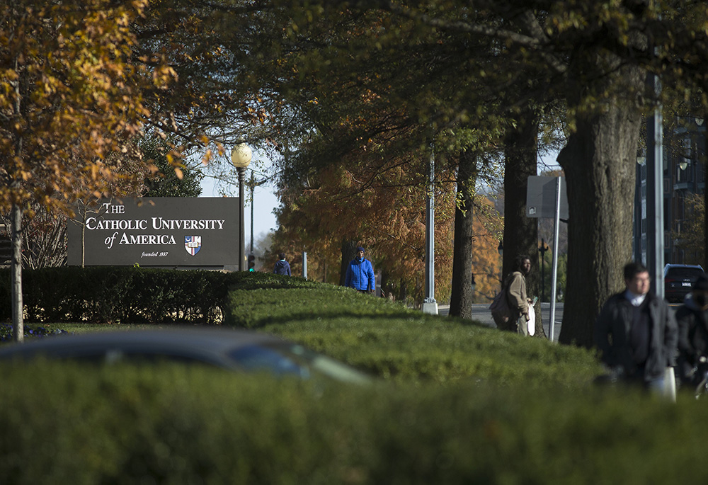 People in Washington walk near the campus of the Catholic University of America Nov. 24, 2020. (CNS/Tyler Orsburn) People in Washington walk near the campus of the Catholic University of America Nov. 24, 2020. (CNS/Tyler Orsburn)