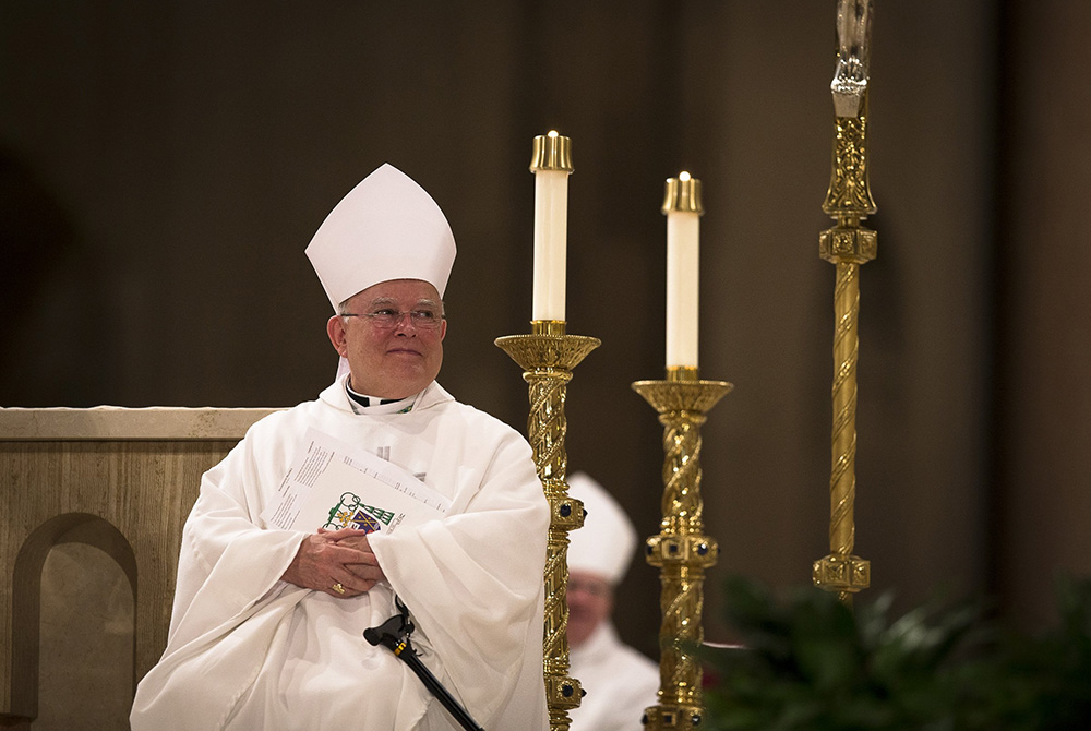 Now-retired Philadelphia Archbishop Charles Chaput is seen March 25, 2019, at the Basilica of the National Shrine of the Immaculate Conception in Washington. (CNS/Tyler Orsburn) Now-retired Philadelphia Archbishop Charles Chaput is seen March 25, 2019, at the Basilica of the National Shrine of the Immaculate Conception in Washington. (CNS/Tyler Orsburn)
