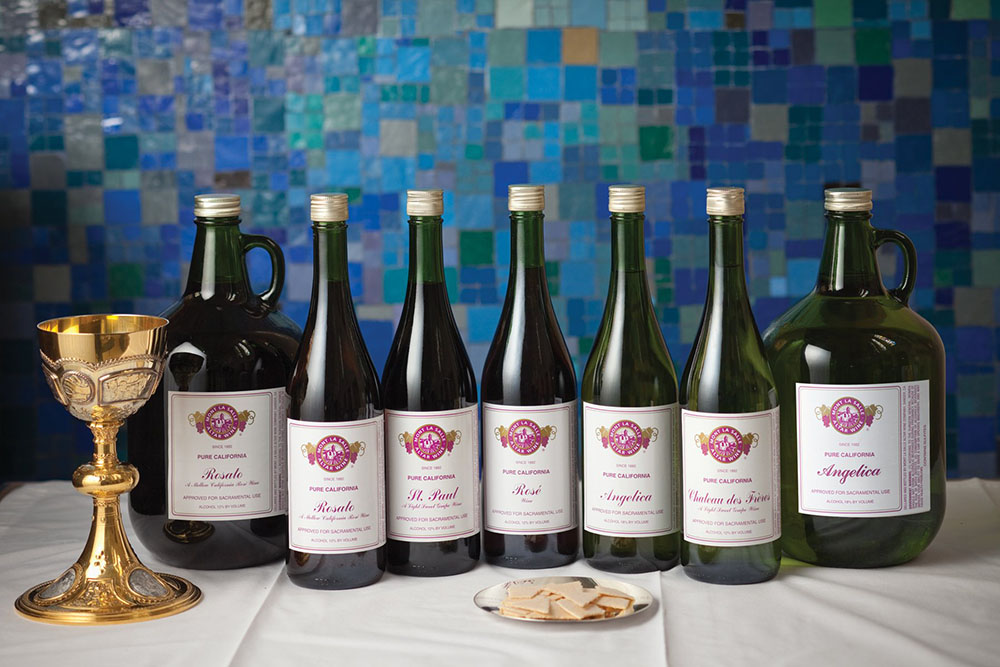 A promotional photo for Mont La Salle Altar Wines produced in Napa, California (CNS/Courtesy of Mont La Salle Altar Wines)