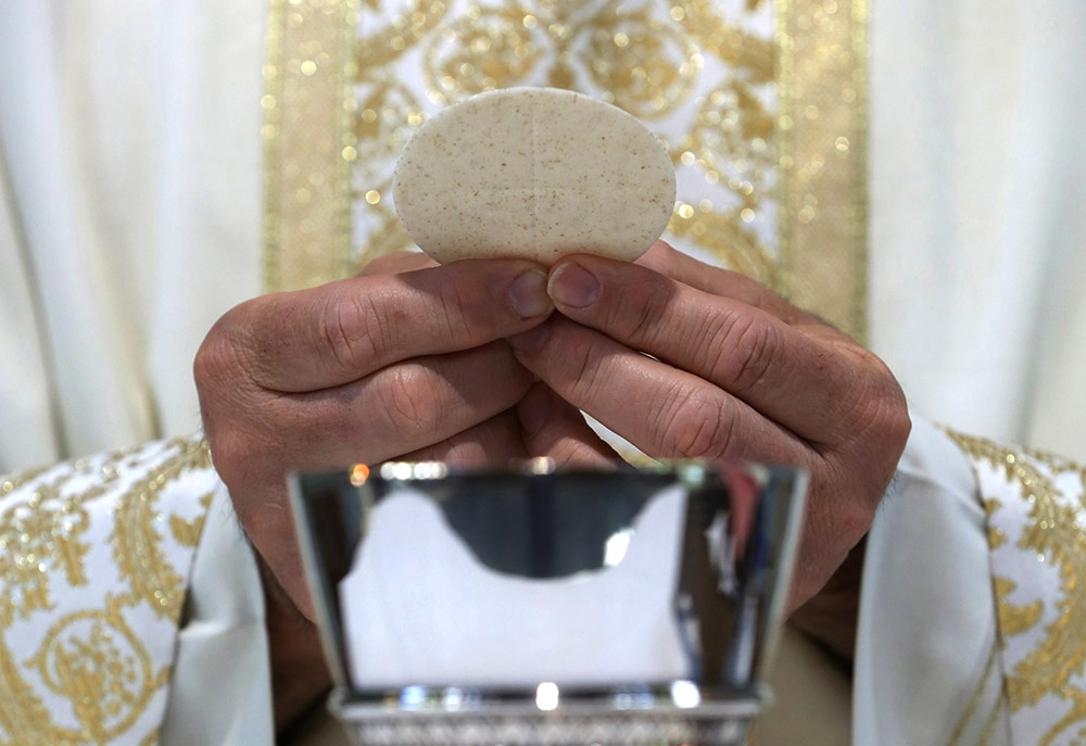 Eucharist (CNS/Bob Roller)