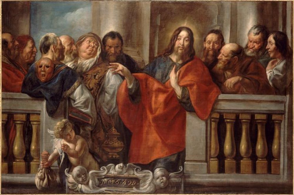 "Christ Among the Pharisees" by Jacob Jordaens, circa 1660 (Wikimedia Commons/Palais des Beaux-Arts de Lille)