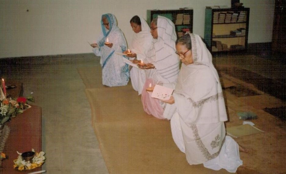 Consecrated virgins take vows.