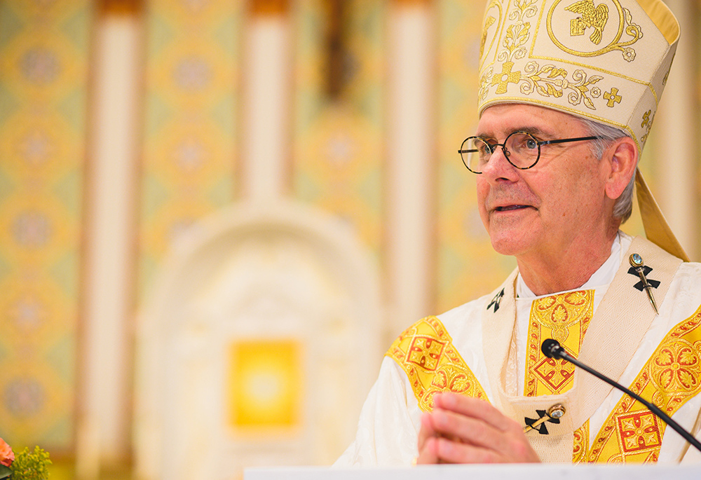 Archbishop Paul Coakley of Oklahoma City is seen May 19, 2021, at the Cathedral of Our Lady of Perpetual Help. (CNS/Courtesy of the Archdiocese of Oklahoma City)