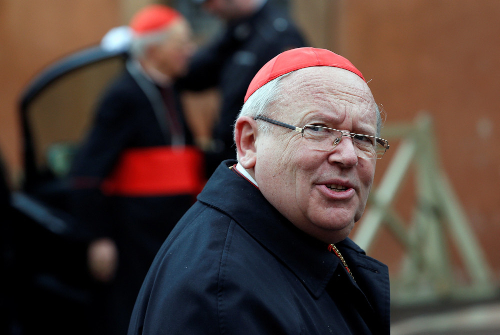 French Cardinal Jean-Pierre Ricard of Bordeaux is pictured in a 2013 photo at the Vatican.