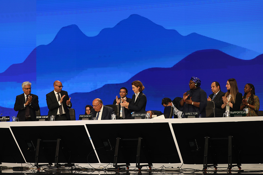 The closing plenary of COP27 in Sharm el-Sheikh, Egypt, Nov. 20 (Flickr/UNclimatechange)