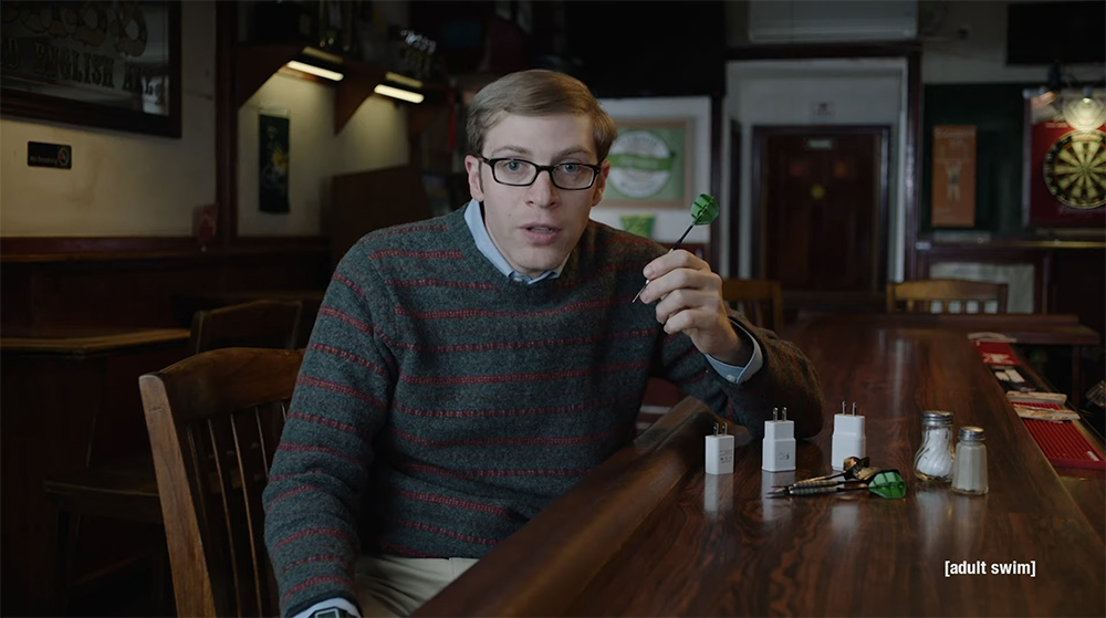 Joe Pera in a promotional video for the third season of "Joe Pera Talks With You" (NCR screenshot/WarnerMedia/Adult Swim YouTube)