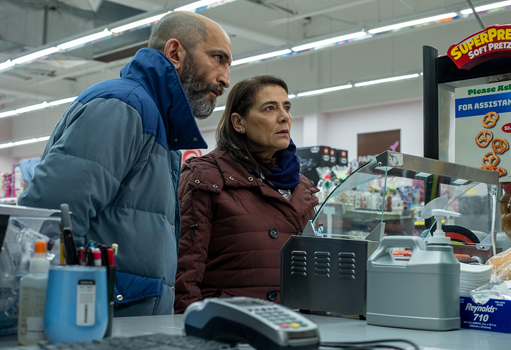 Farouk (Amr Waked), and Maysa (Hiam Abbass), in Season Three of "Ramy" (Jon Pack/Hulu)