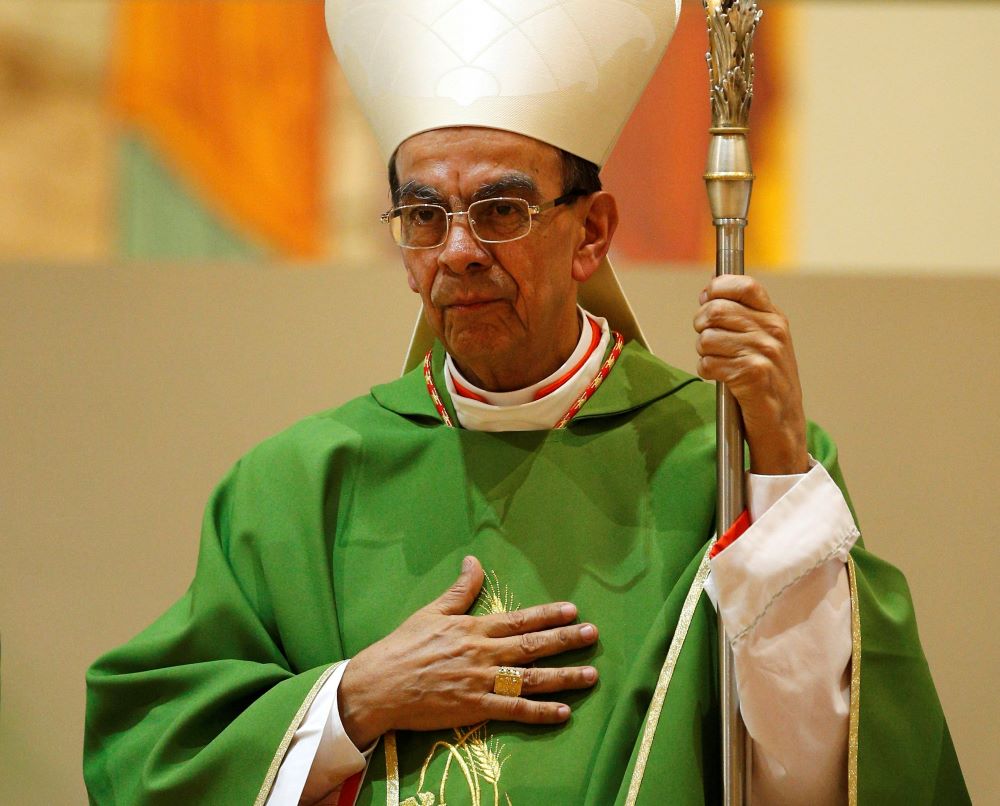 Cardinal Gregorio Rosa Chávez of San Salvador, El Salvador, is pictured in Rome in a July 2, 2017, photo. (CNS/Paul Haring)