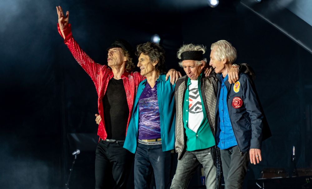 The Rolling Stones take a bow.