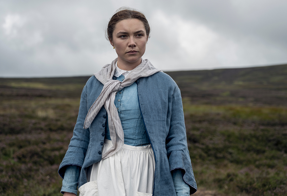 Florence Pugh as Lib Wright in "The Wonder" (Aidan Monaghan/Netflix © 2022)