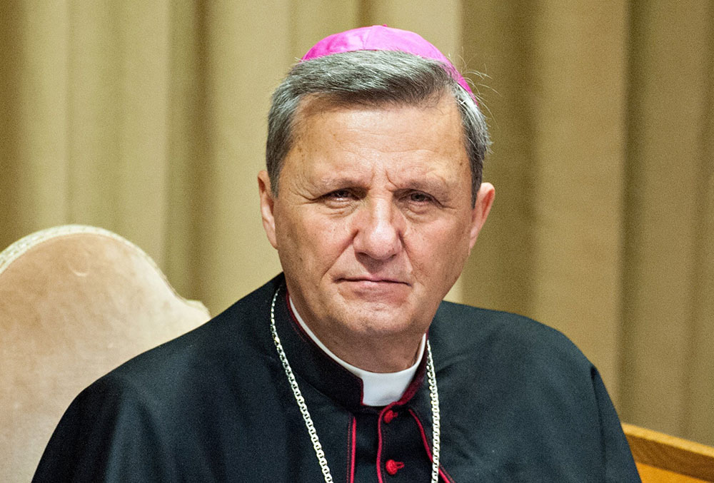 Maltese Cardinal Mario Grech, secretary-general of the Synod of Bishops, is pictured at the Vatican in a 2019 file photo. (CNS/IPA/Sipa USA via Reuters)