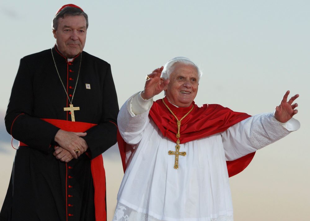 Cardinal Pell and Pope Benedict 